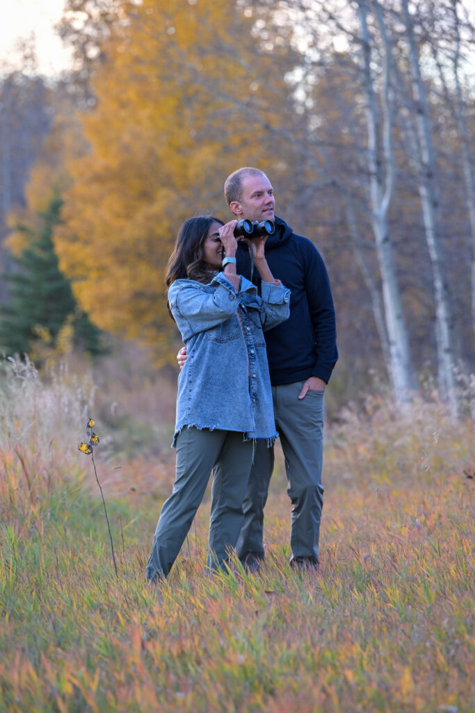 Couples Alberta nature retreat